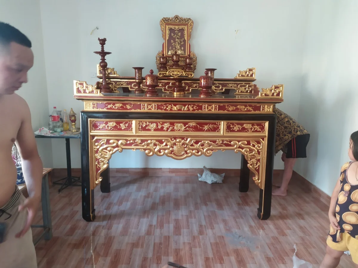 án gian gỗ mít