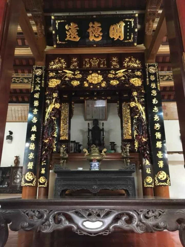 Cửa võng phòng thờ 6 Cửa võng phòng thờ