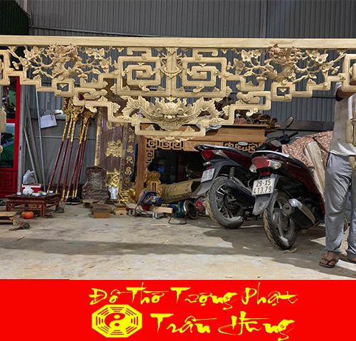 cửa võng triện