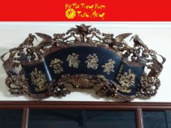 Câu đối, cuốn thư gỗ dổi, mít, gụ