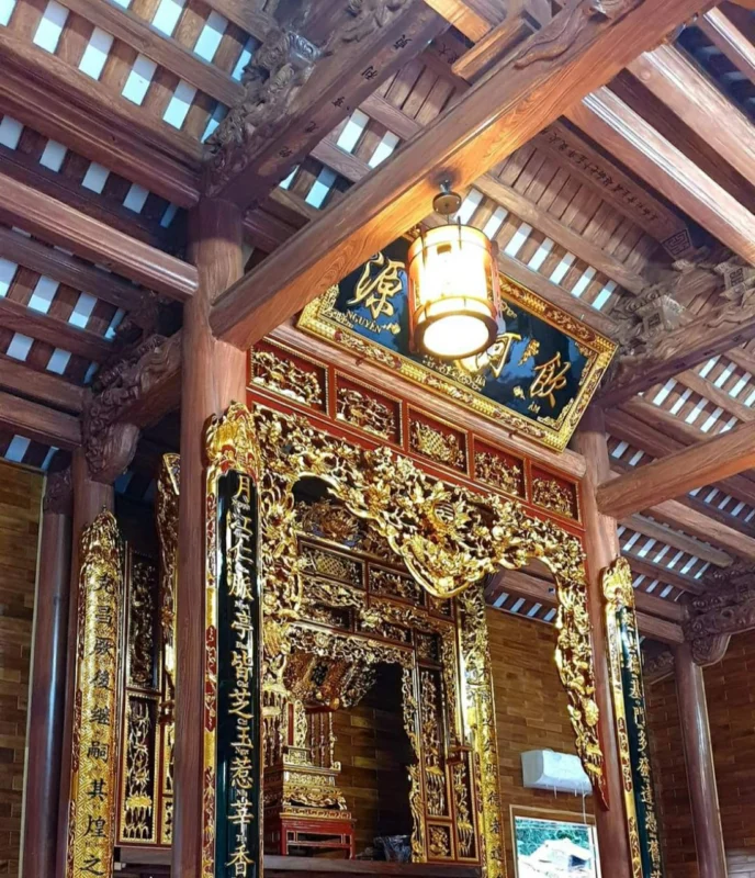 Cửa võng phòng thờ 3 cửa võng phòng thờ