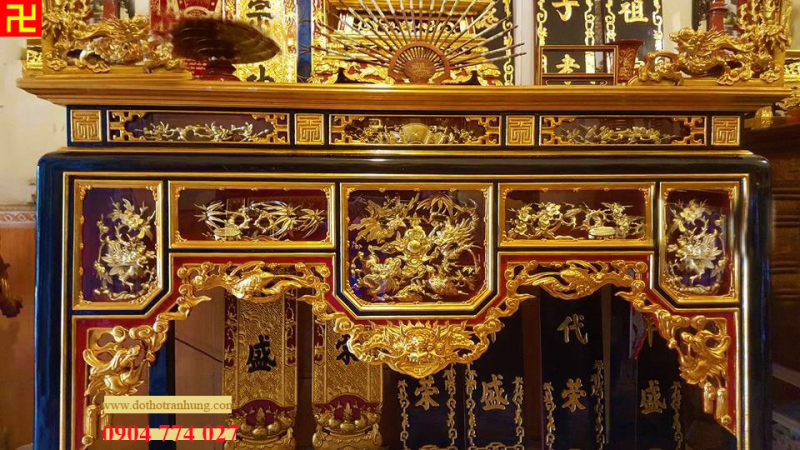 mẫu bàn thờ ô xa