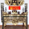 Bàn thờ ô xa gỗ vàng tâm