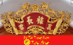 Alternative view of Cuốn thư câu đối gỗ đẹp