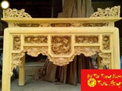 Mẫu bàn ô xa thờ gỗ Mít đẹp