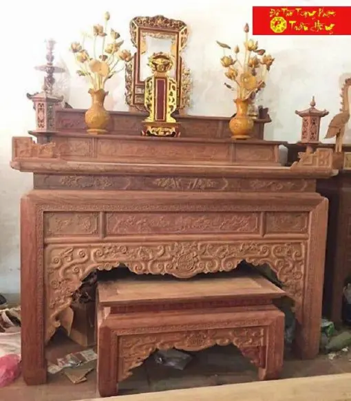 bình hoa sen gỗ đẹp