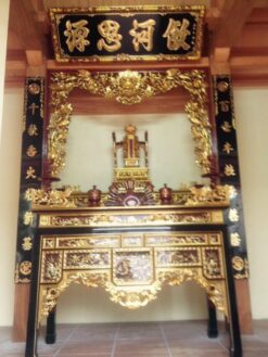Mẫu hoàng phi câu đối, cữa võng đẹp