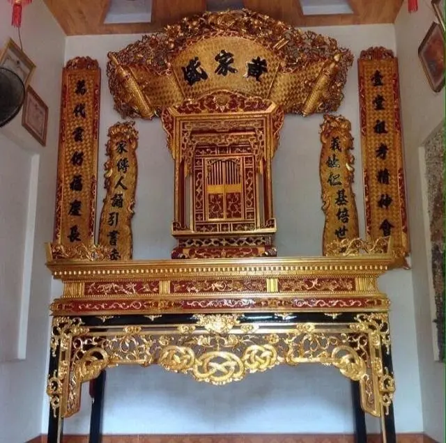 Kích thước khám thờ gia tiên và những lưu ý khi chọn 3 kích thước khám thờ gia tiên chuẩn
