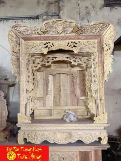 Alternative view of khám thờ gia tiên bằng gỗ đẹp