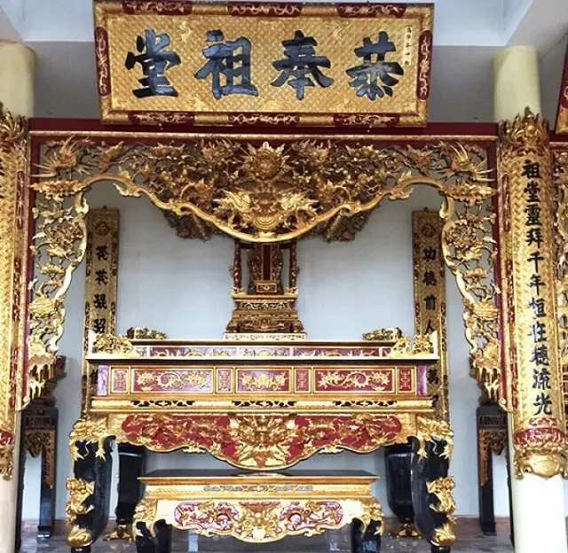 Kích thước khám thờ gia tiên và những lưu ý khi chọn 2 ý nghĩa khám thờ gia tiên