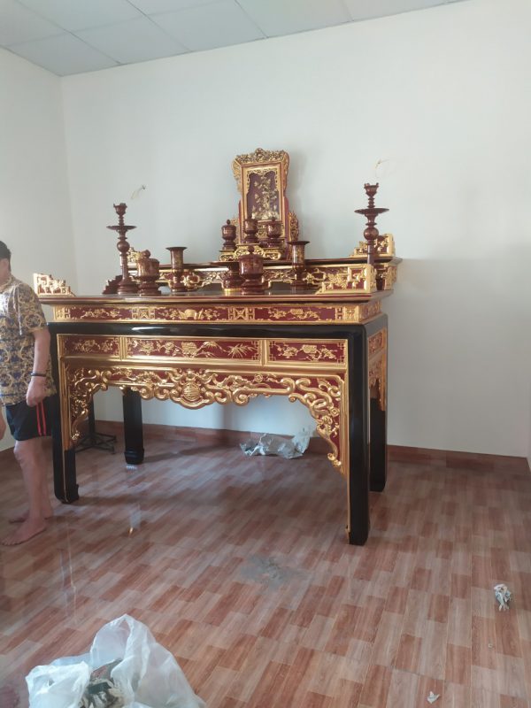 bàn thờ án gian gỗ mít