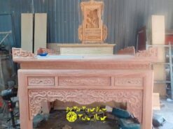 Án gian và giá gương gỗ gụ