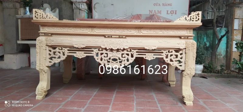 Cách hóa giải bàn thờ đặt cạnh hoặc đối diện nhà vệ sinh 2 Bàn thờ án gian đẹp
