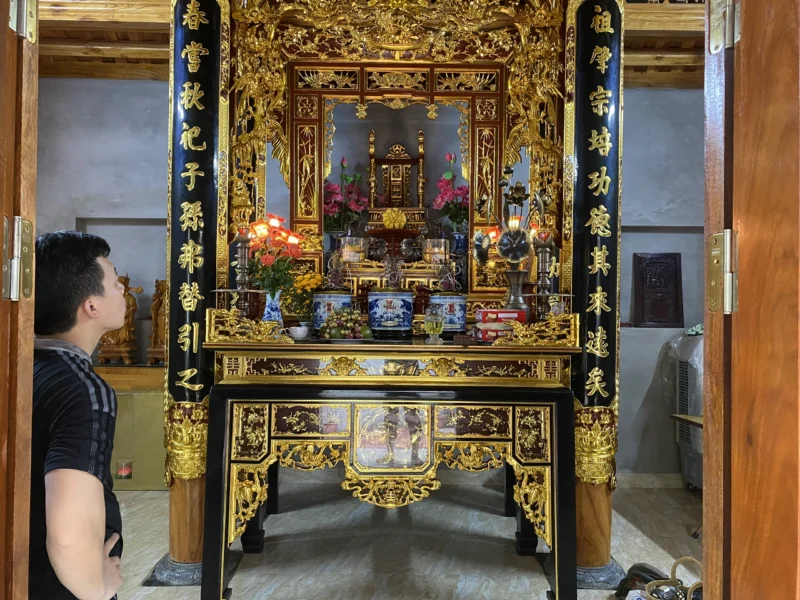 Bộ đồ thờ cho nhà thờ họ 7 Bộ đồ thờ cho nhà thờ họ