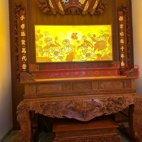 30 mẫu Bàn Thờ Gia Tiên Đẹp – Bí Quyết Lựa Chọn Bàn Thờ Phong Thủy, Bền Đẹp Và Trang Nghiêm 19 Sập thờ gỗ gụ