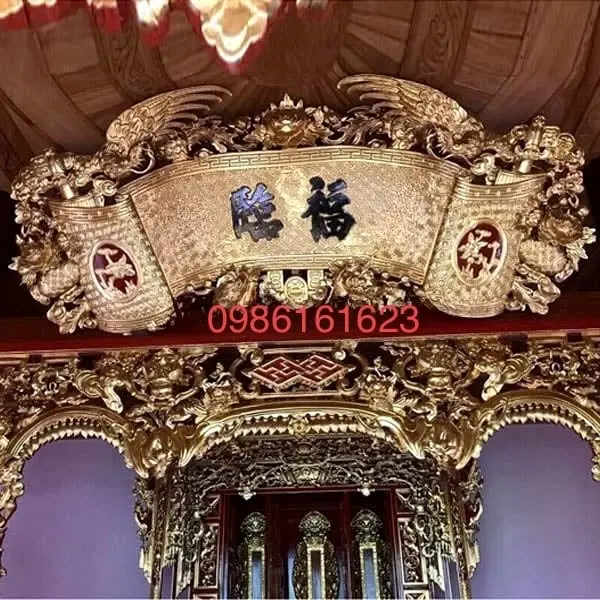 10 Mẫu Cuốn Thư Câu Đối Gỗ Đẹp, Sang Trọng 5 Bộ Cuốn Thư Câu Đối Gỗ Mít – Đơn Giản Nhưng Vô Cùng Trang Nghiêm