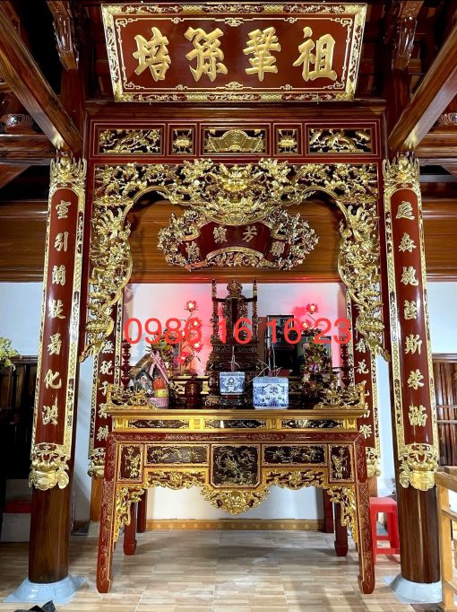 Hoành Phi Trong Kiến Trúc nhà thờ họ