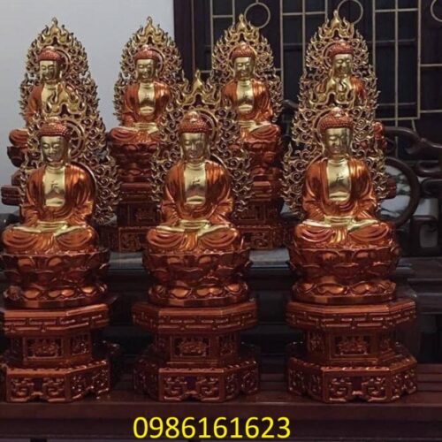 Tượng dược sư bằng gỗ