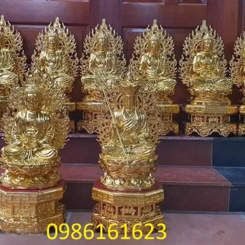 Tượng Phật Dược Sư Bằng Gỗ – Ý Nghĩa, Sự Tích Và Địa Chỉ Làm Tượng Uy Tín Tại Hà Nội 8 Tượng phật dược sư trong chùa