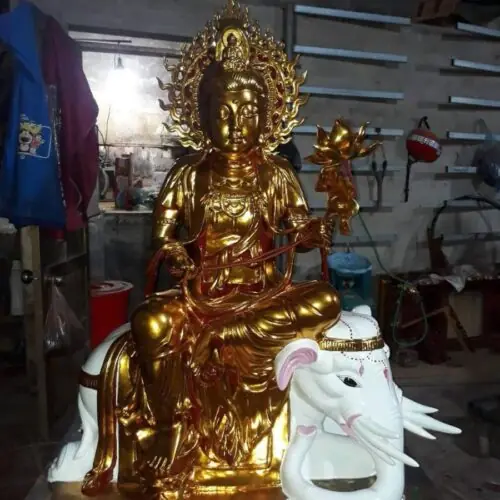 Tượng Văn Thù Phổ Hiền bằng gỗ – Biểu tượng trí tuệ và hạnh nguyện trong Phật giáo 18 Tượng phổ hiền bồ tát