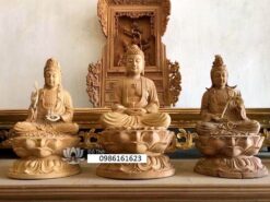 tượng tây phương tam thánh ngồi