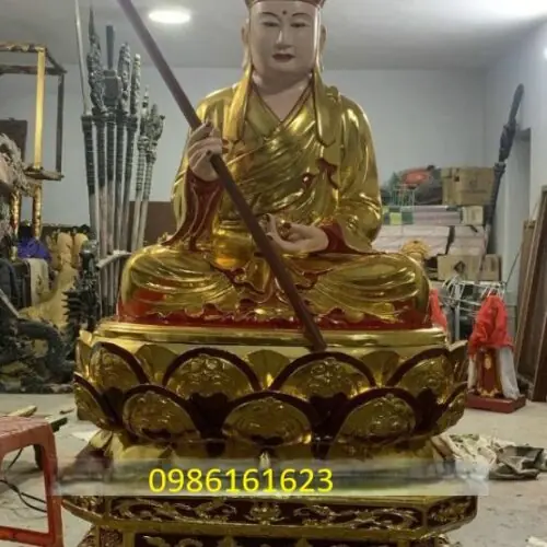 Tượng Địa Tạng Vương Bồ Tát bằng gỗ – Biểu tượng cứu độ chúng sinh trong địa ngục 14 tượng địa tạng