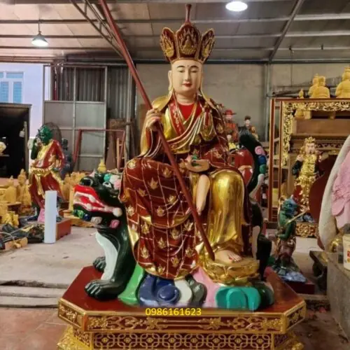 Tượng Địa Tạng Vương Bồ Tát bằng gỗ – Biểu tượng cứu độ chúng sinh trong địa ngục 20 tượng địa tạng vương bồ tát trong chùa