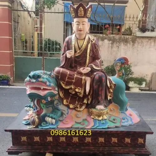 Tượng Địa Tạng Vương Bồ Tát bằng gỗ – Biểu tượng cứu độ chúng sinh trong địa ngục 22 Đia tạng vương bồ tát thờ trong chùa