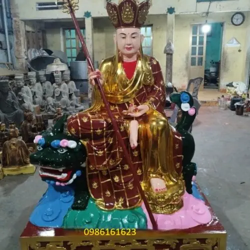 Tượng Địa Tạng Vương Bồ Tát bằng gỗ – Biểu tượng cứu độ chúng sinh trong địa ngục 23 Đia tạng vương bồ tát