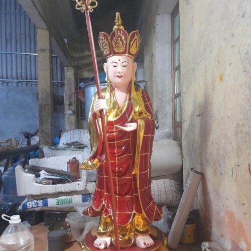 tượng địa tạng bằng gỗ