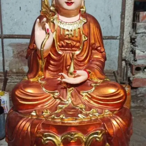 Tượng Quán Thế Âm Bồ Tát bằng gỗ – Biểu tượng của lòng từ bi và trí tuệ 12 Tượng quan thế âm bồ tát bằng gỗ