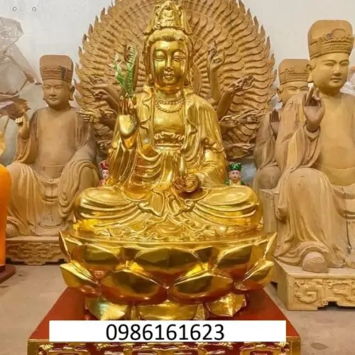 Tượng Quán Thế Âm Bồ Tát bằng gỗ – Biểu tượng của lòng từ bi và trí tuệ 11 Tượng quan thế âm bồ tát