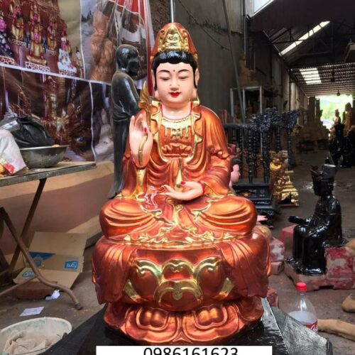 tượng quan thế âm bằng gỗ mít