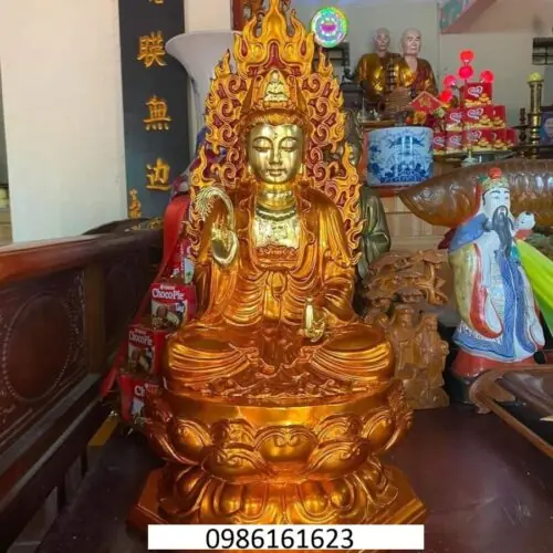 Tượng Quán Thế Âm Bồ Tát bằng gỗ – Biểu tượng của lòng từ bi và trí tuệ 14 Tượng quan thế âm bằng gỗ mít