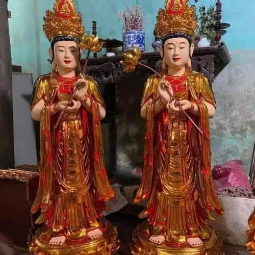 tượng đại thế chí bồ tát đứng
