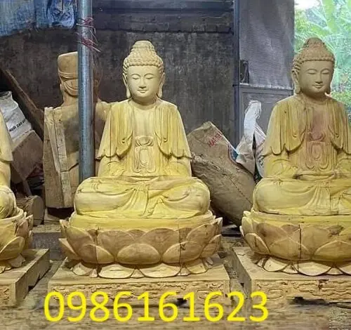 Tượng Tam Thế Phật Bằng Gỗ – Ý Nghĩa và Địa Chỉ Xưởng Làm Uy Tín Tại Hà Nội 14 bộ Tượng Tam Thế Phật