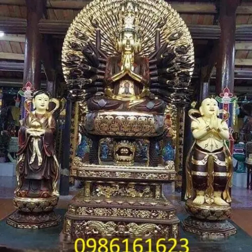 tượng thiên thủ thiên nhãn bồ tát giả cổ