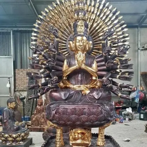 tượng thiên thủ thiên nhãn giả cổ