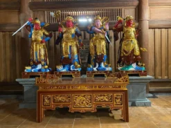 tượng bát bộ kim cương gỗ mít