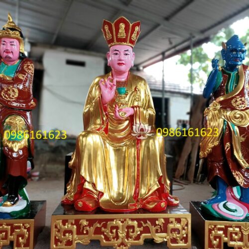 Tượng Đức Thánh Hiền cùng Tiêu Diện Đại Sĩ - Vi Đà Hộ Pháp