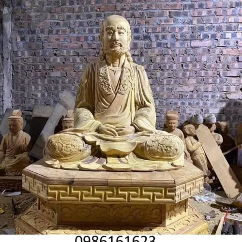 Tượng Tổ Tây bằng gỗ – Hình tượng Tổ Bồ Đề Đạt Ma trong văn hóa thờ Phật Việt Nam 13 Tượng Tổ Tây bằng gỗ – Hình tượng Tổ Bồ Đề Đạt Ma trong văn hóa thờ Phật Việt Nam