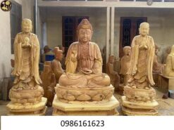 tượng phật thế tôn bằng gỗ