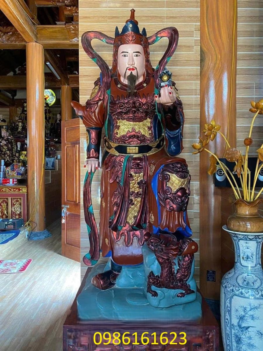 Xưởng Tạc Tượng Hộ Pháp Ông Thiện Ông Ác Bằng Gỗ Theo Yêu Cầu 5 Tượng Hộ Pháp Khuyến Thiện Trừng Ác