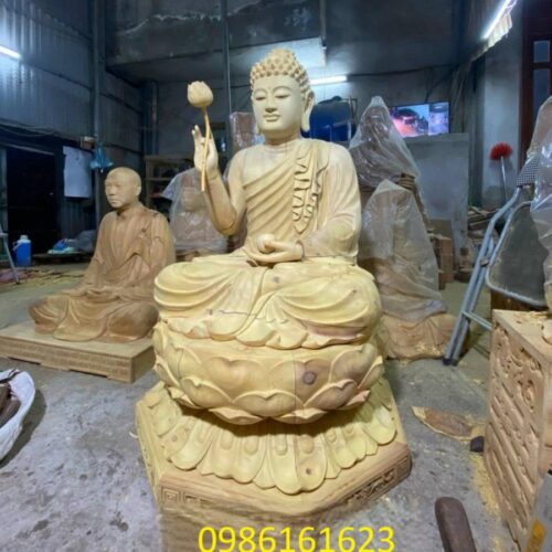 làm Tượng Phật Thích Ca Mâu Ni bằng gỗ