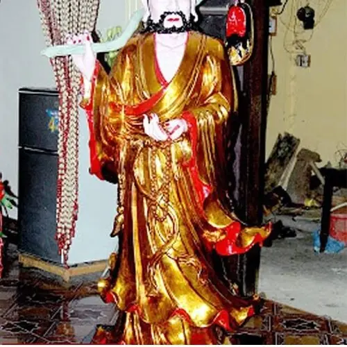 Tượng Tổ Tây bằng gỗ – Hình tượng Tổ Bồ Đề Đạt Ma trong văn hóa thờ Phật Việt Nam 11 tượng tổ tây đứng