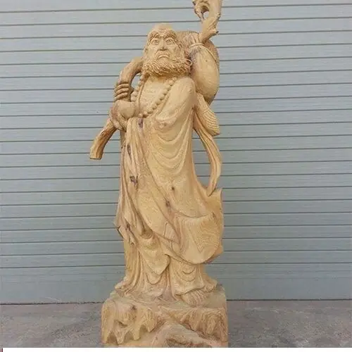 Tượng Tổ Tây bằng gỗ – Hình tượng Tổ Bồ Đề Đạt Ma trong văn hóa thờ Phật Việt Nam 12 tượng tổ tây đứng bằng gỗ