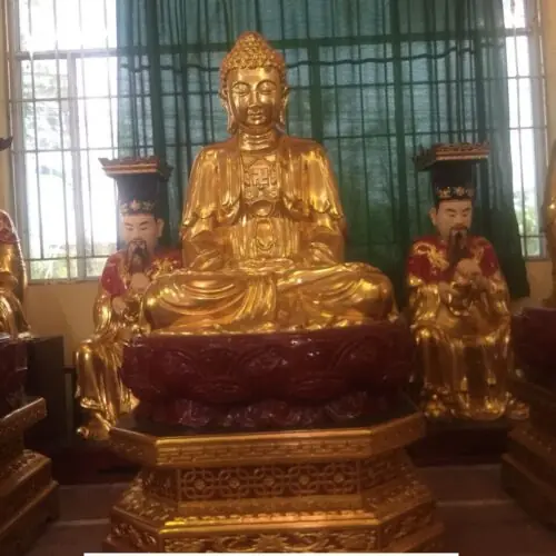 tượng a di đà sơn sơn son thếp vàng