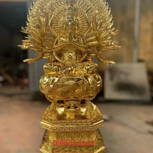 tương thiên thủ thiên nhãn bằng gỗ