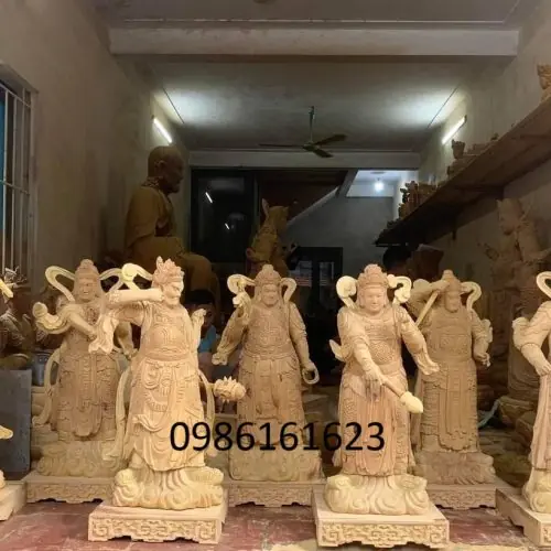 Tượng Bát bộ Kim Cương 8 tượng bát bộ kim cương gồm những ai