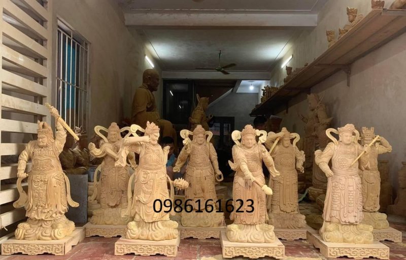 Tượng Bát Bộ Kim Cương – Biểu tượng hộ pháp uy nghi trong không gian thờ Phật 4 tượng bát bộ kim cương gồm những ai